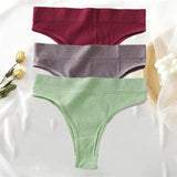 New Seamless Women's Panties Set High Waisted Thongs Woman Comfortable Women's Cotton Briefs Sexy Underpants For