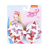 Bows Jojo Siwa Rainbow Printed Knot Ribbon Bow For Girls Handmade Boutique Hair Clip Children Hair