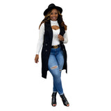 Zingj New Women's Casual Solid Color Cardigan Sleeveless Knitted