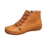Winter Women's Shoes New Fashion Side Zipper Non-slip Wear-resistant Ankle Boots Large Size High-top Casual Short