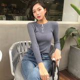 Half Sexy O-neck Sweater Women Solid Slim Autumn Winter Clothes 2021 Sueter Mujer Basic Fashion Pullovers warm soft