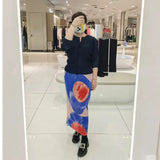 The Fashion Code!This Folded Skirt Allows You To Step Into A New Realm Of Elegant And