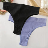 Seamless High Waisted Thongs Woman Sexy Women's Panties Comfortable Briefs Intimates Sexy Lingerie T-Back Pantys