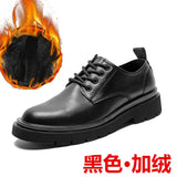 Zingj New Small Leather Shoes Male British Wind Large Size Men's Shoes 45 46 Black Tie Belt Ancient Trend Shoes