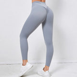 Zingj Fitness Pants Women No Embarrassment Line Yoga Pants High Waist Hip Pants Elastic Tight Sports Yoga Pants- Outfit
