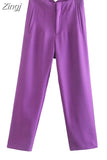 Women Pants High waist Pants Black White Pink Casual Trousers Woman Summer Fashion Trouser Funky Streetwear