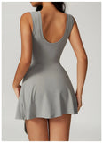 Tank Wrap Skort Tennis Dress- Outfit