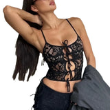 Zingj New Sexy Lace See-Through Small Vest Strapless