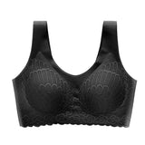 Push Up Vest Bra Women Seamless Underwear Solid Lace Soft Comfortable Sleep Top With Chest Padded Bras For Women M L XL