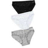 Lace Panties Women's Cotton Underwear Seamless Cute Girls Briefs Lingerie Solid Fashion Female Sexy Panties Plus Size
