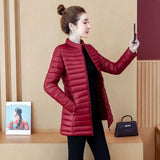 Size Women WInter Jacket Long Sleeve Outwear Casual Zipper Slim Lightweight Parka Jackets Female §ã§ä§֧ԧѧߧí§Ö §á§ѧݧî§ä§à
