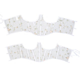 Short Mesh Yarn Embroidery Bouquet Waist 2025 Pure Spring Summer New Fashion Repair Belt