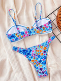 Zingj Single Swimsuit 2024 Ladies Split Swimsuit Wipe Strapless Sexy Bikini