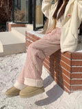 Puffer Thick Fleece Warm Pants- Outfit