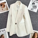 Zingj Jacket Female Spring 2024 New Fried Street Temperament Goddess Fan Fashion White Versatile Suit