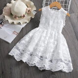 Lace Dress New Floral Kids Dresses For Girls Princess Dress Children Clothes Girls Dress Casual Wear 3 8Y Vestido