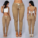 Bullet Pencil Women's Drawstring Lace Casual