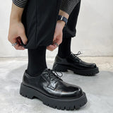 2025 New Youth Round Head British Wind Low Heel Strap Casual Daily Work Shoes 2139-R