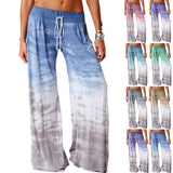 Gradient Print Loose Yoga Wide Leg