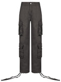 Vintage Multi Pocket Patched Cargo Jeans- Outfit