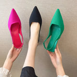 Zingj 2023 New Pointed Thin Heel Single Heel After Empty Head Sandal Muller Shoes-Outfit