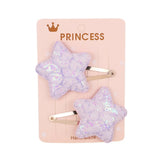 Glitter Cartoon Cartoon Love Heart Crown Hair Clips For Girls Handmade Hairpins Boutique Barrette Kids Hair