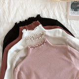 Knitted Female Casual Pullover Women Autumn Winter Tops Korean Sweaters Fashion 2021 Women Sweater Jumper Pull