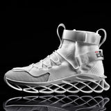 Top Men's Running Shoes High-quality Unique Blade Sole Breathable Mesh Outdoor Profession Cushioning Jogging Sport