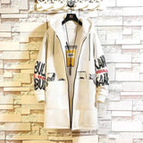 Windbreaker Men's Mid-Length Trendy Coat Korean Men's Thick Casual Loose Handsome Coat Windbreaker
