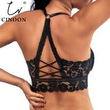 New Arrival Women Bralette Solid Color Beauty Back Lace Underwear Sexy Vest Female Add pad Wireless Bra Seamless