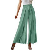 Loose High Waist Crimp Wide