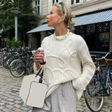 Abstract Design Sweater- Outfit