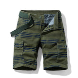 Summer New Men's Casual Retro Classic Pocket Overalls Shorts Jacket Fashion Twill Cotton Camouflage Shorts Men's