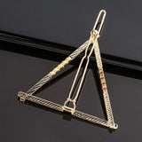 Metal Love Heart Hair Clip Elegant Star Round Barrette for Women Girls Sweet Hairpins Barrettes Hair