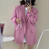 Zingj Spring And Autumn Khaki Small Suit Jacket Female Korean Version British Wind Web Celebrity Design Sense Suit Women's