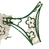 2023 New Ins Wind Drawstring Tied With Love Three-Piece Swimsuit