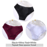 Women Lace Edge Cotton Briefs 3Pcs /Set Sexy Female Low-Rise Underpants Girl Seamless Intimate