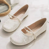 Leisure Mary Treasure Shoes Net Red Pop Late Evening Gentle Style With Skirt Elegant Beauty And Light Mouth Singles