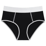 XS~3XL Plus Size Panties For Women Underwear High Waist Briefs Cotton Underpants Solid Breathable Summer Female