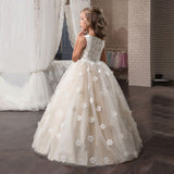 Girl Princess Dress Christmas Dress Girl Party Gown Backless Kids Girls Prom Party Dress New Year Children's