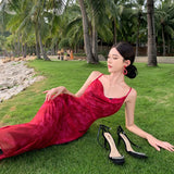 Zingj Halter Dress French Retro 2023 Summer New Temperament Fashion Swing Collar