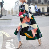 Long Flared Sleeves Printed Loose