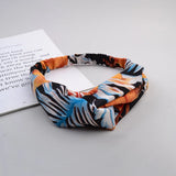 Women Girls Summer Bohemian Hair Bands Print Headbands Vintage Cross Turban Bandage Bandanas Hairbands Hair