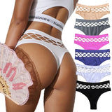 Hollow Out Thong Women's Panties Waist Hollow G-String Intimate Lingerie Breathable Nylon Underwear Female Underpants