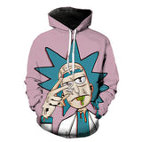 3D Printed Hooded Sweaters Creative Fashion Sports Large Size Male And Female Parodies Of Doctor's Head Long-Sleeved