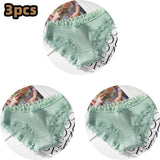 new thread cotton Japanese bow women's underwear solid color breathable waist size girls briefs plus