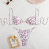 2025 New Leopard Print Sexy Bikini Sling Swimsuit Female Senior Feel Beach Spa