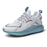 Women Running Shoes Men Breathable Leather Sneakers Air Cushion Trainers Man Athletic Sport Jogging Shoes High