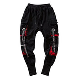 Pants Tide Brand Harlan Straps Trousers Men's Korean Version Of Hip-Hop Personality Loose Street