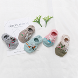 Piece=5 Pairs/lot Cute Animal Spring Women Socks Set Korean Style Funny Cat Dog Panda Low Cut Ankle Short Sox Happy
